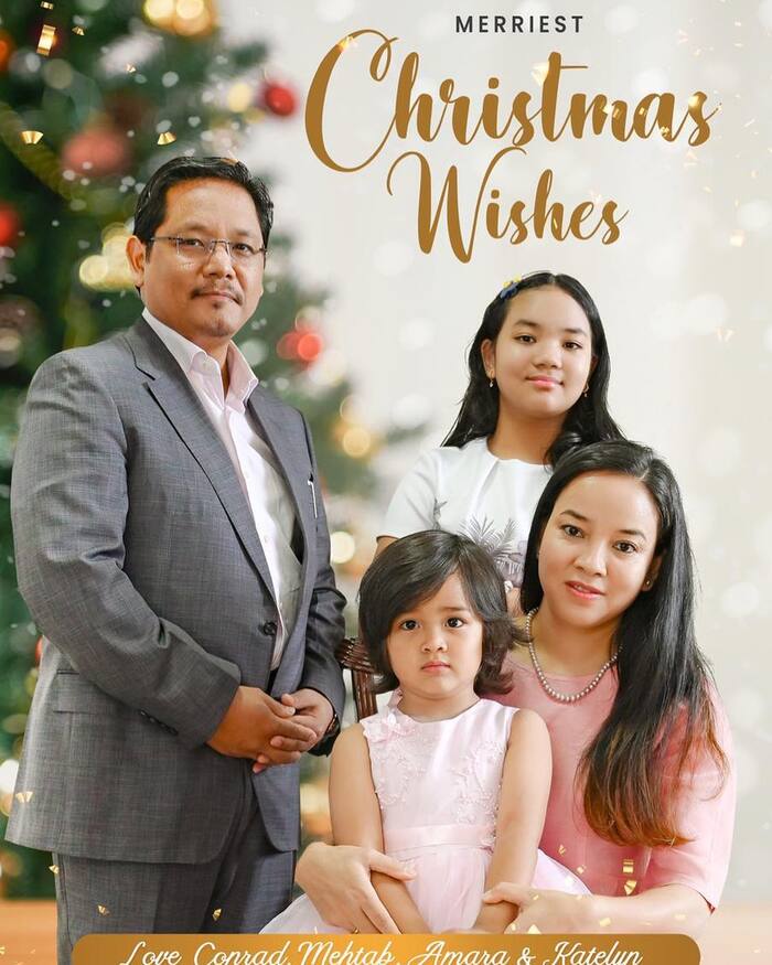 Conrad Sangma Wife