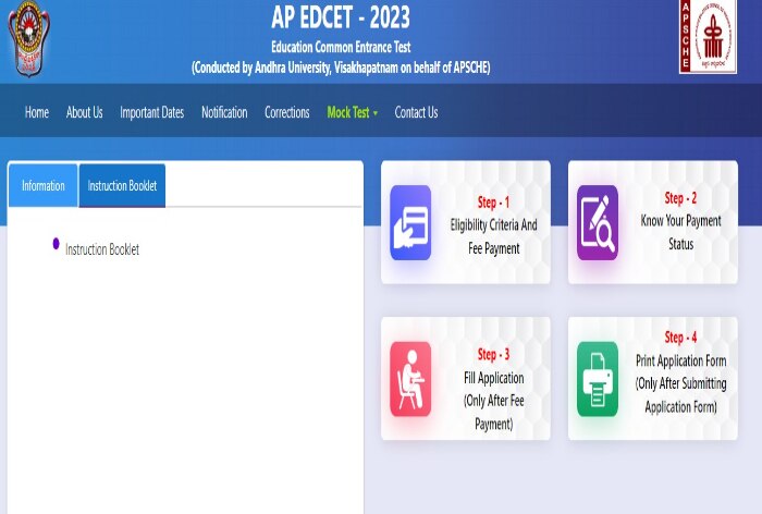 AP EdCET 2023 Application Form Released At Cets apsche ap gov in Exam 