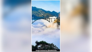 India's 1st Cable-Stayed Rail Bridge In J&K