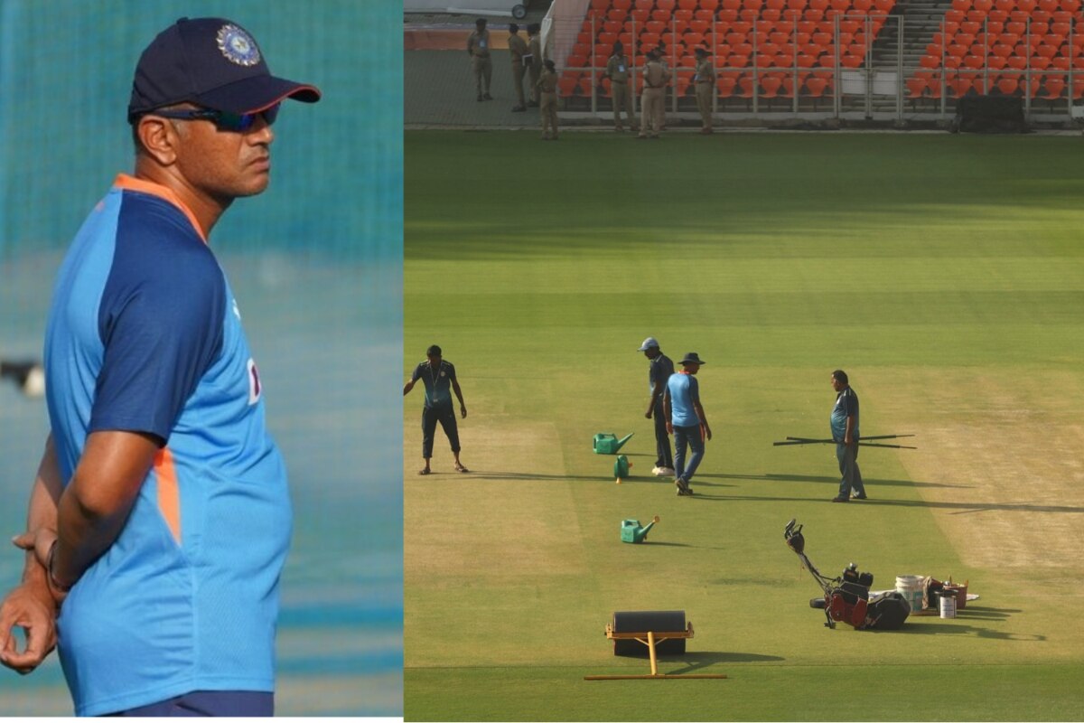 Dravid öffnet sich auf Ahmedabads Spielfeld – „Ich weiß nicht, warum zwei Streifen abgedeckt sind“
