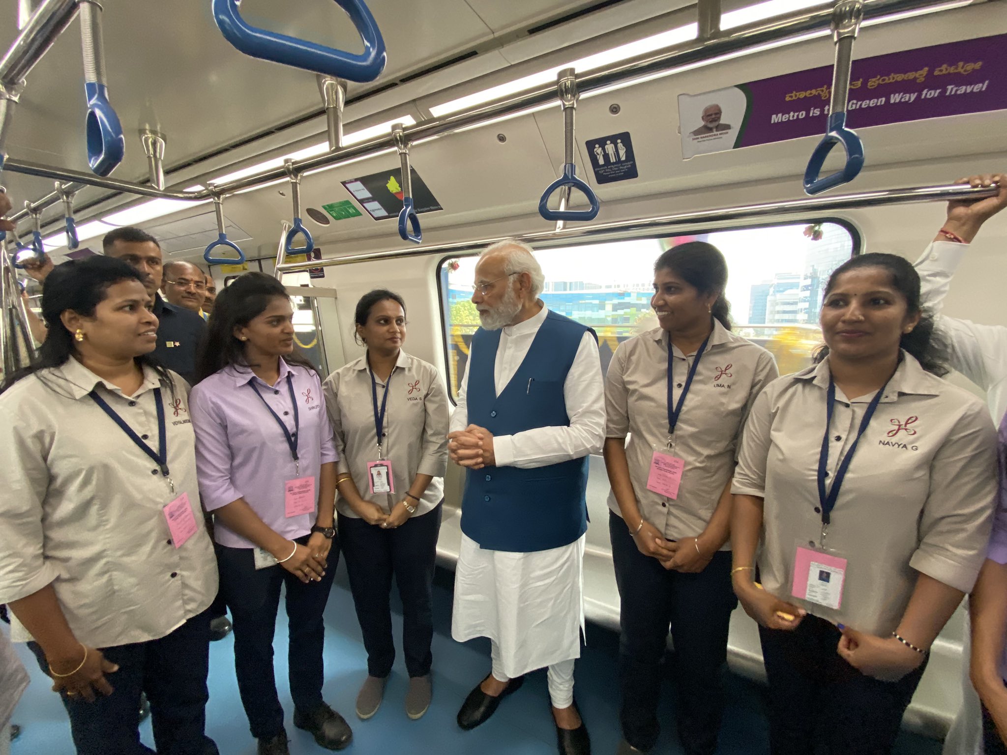 PM Modi Inaugurates Whitefield-KR Puram Metro Line In Bengaluru | Details Here