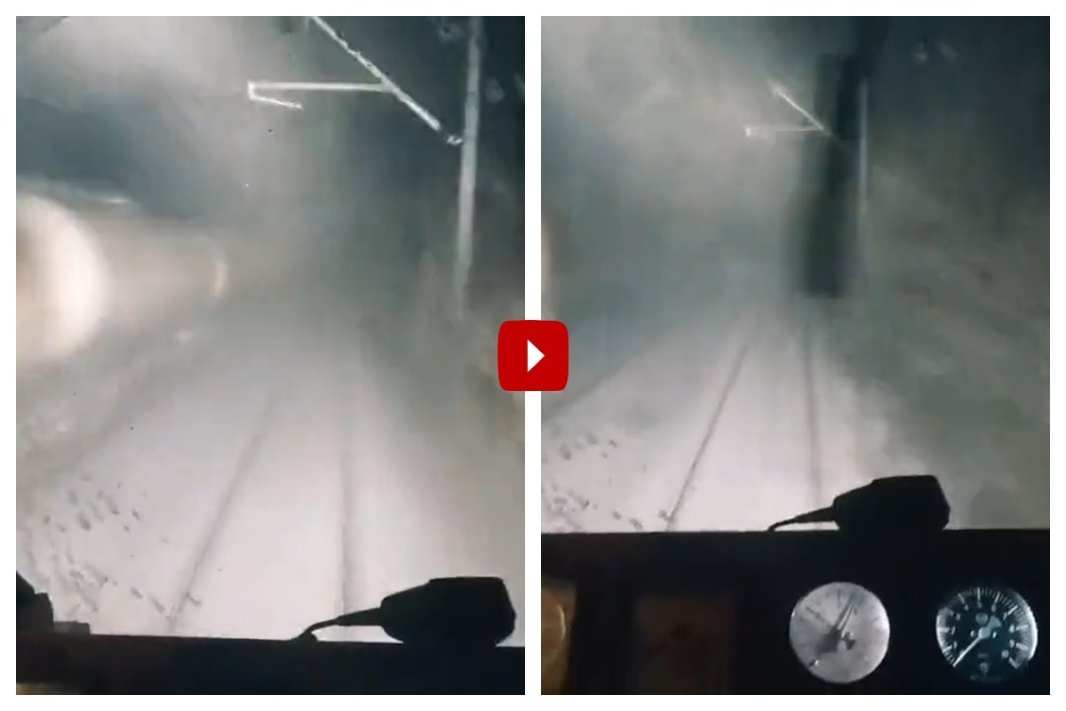 Viral Video Train Drivers View At Night Tells The Demanding Job They Do Watch