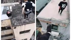 Epic Parkour Skills Of These Men Over Rooftops Will Give You Goosebumps: Watch