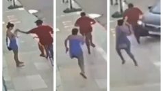 Instant Karma Gets Man Who Snatches Girl’s Cell Phone And Tries To Run Away: Watch