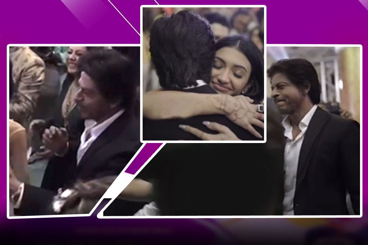 Shah Rukh Khan hugs Alanna