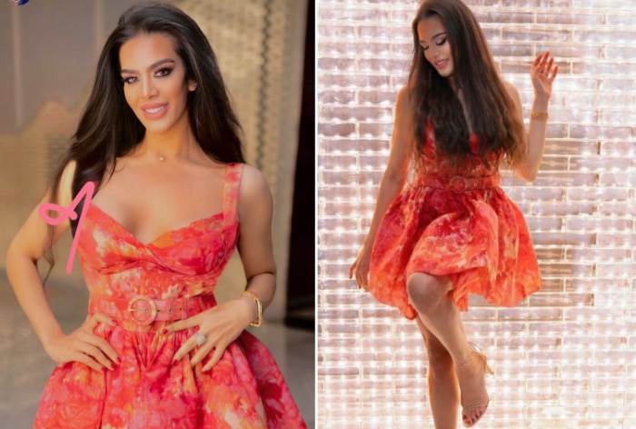 700px x 472px - Sanjay Dutt Daughter Trishala Dutt Turns Heads With Her Spicy Sangria Look  in Sexy Pink Floral Dress Worth Rs 1,40,999
