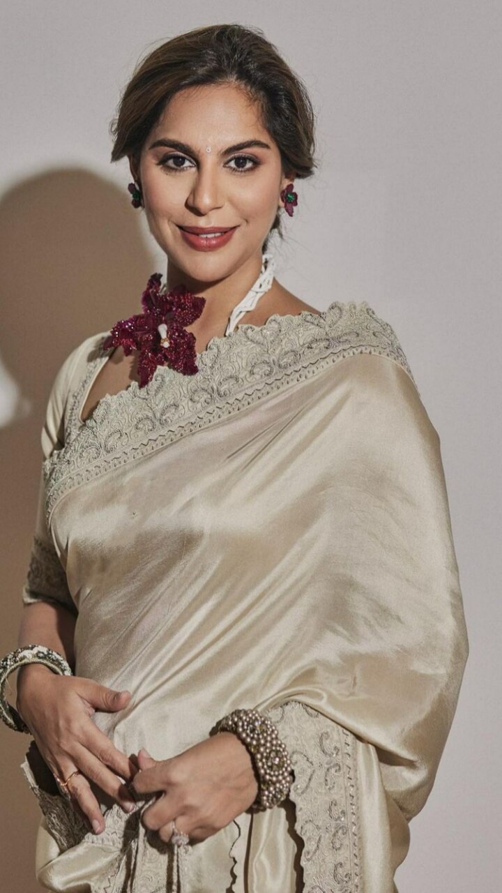 Upasana's Saree at Oscars Was Made of Recycled Scrap, image size:720x1280