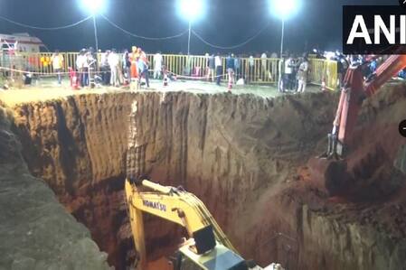 Borewell Rescue Operation: 60 फीट गहरे बोरवेल में गिरा 8 साल का बच्चा, 49 फीट पर फंसा; रेस्क्यू ऑपरेशन जारी