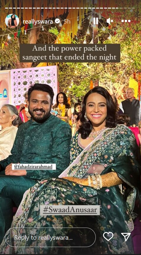 Swara Bhasker And Fahad Ahmad Set Couple Goals in Mehendi And Haldi Pics - See Photos