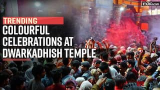 Watch: Holi Celebrations At The Dwarkadhish Temple In Mathura