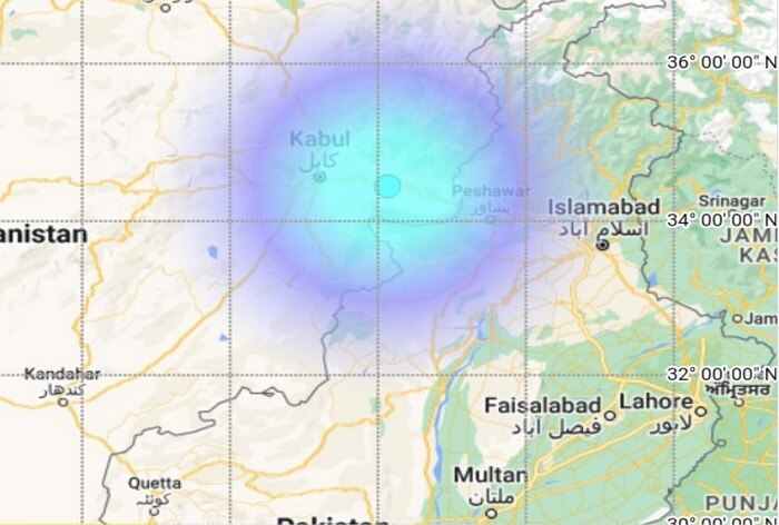 काबुल के पूर्वी हिस्से में 4.3 तीव्रता का भूकंप