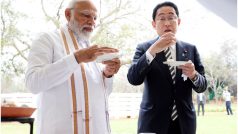 Watch: Japanese PM Fumio Kishida Relishes Gol-gappe, Aam Panna with PM Modi in Delhi