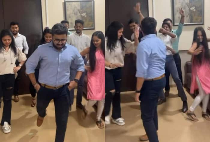 Viral Dance Video: Manager And His Team Groove to Naatu Naatu From RRR ...
