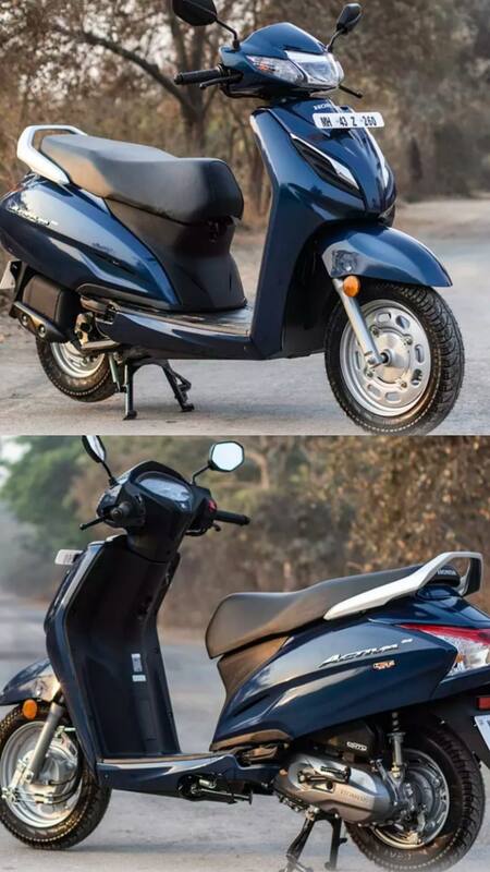 Decent Blue Metallic Honda Activa 6G Scooter, Fuel Tank Capacity