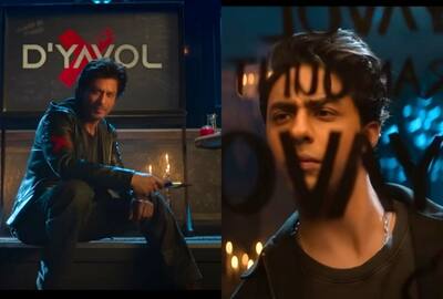 400px x 270px - Aryan Khan Intense Look With Shah Rukh Khan in New Ad Raises Hotness  Levels, Watch Full Video