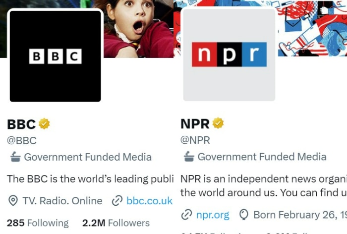 Twitter Labels BBC, NPR As Government-Funded Media