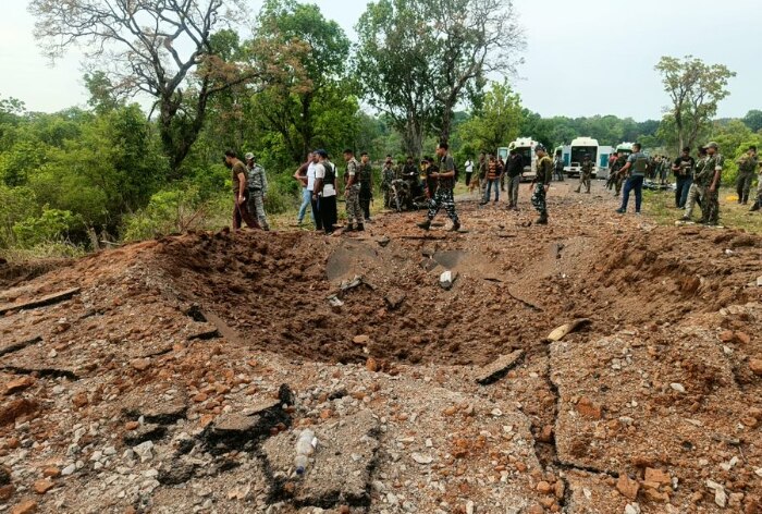 Ten Policemen, One Civilian Killed In Blast Carried Out By Maoists In ...