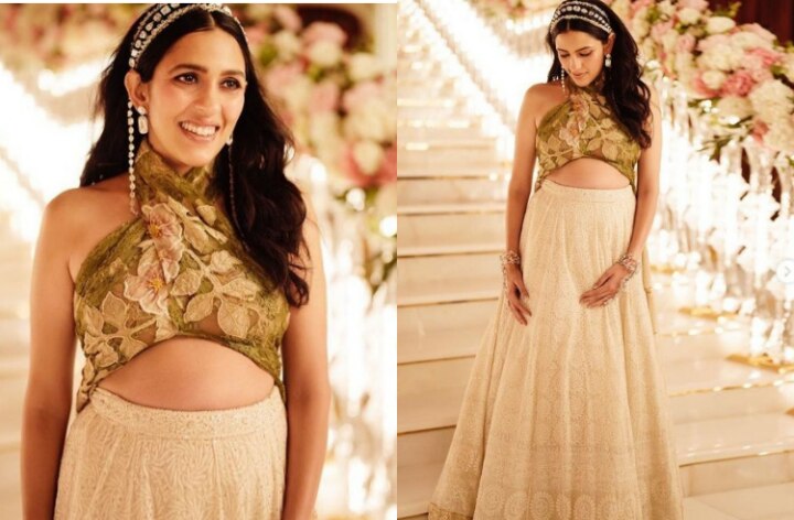 Shloka Ambani is All Smiles as She Flaunts Her Baby Bump in Halter-Neck Top, Lace Skirt Shloka Ambani is All Smiles as She Flaunts Her Baby Bump in Halter-Neck Top, Lace Skirt