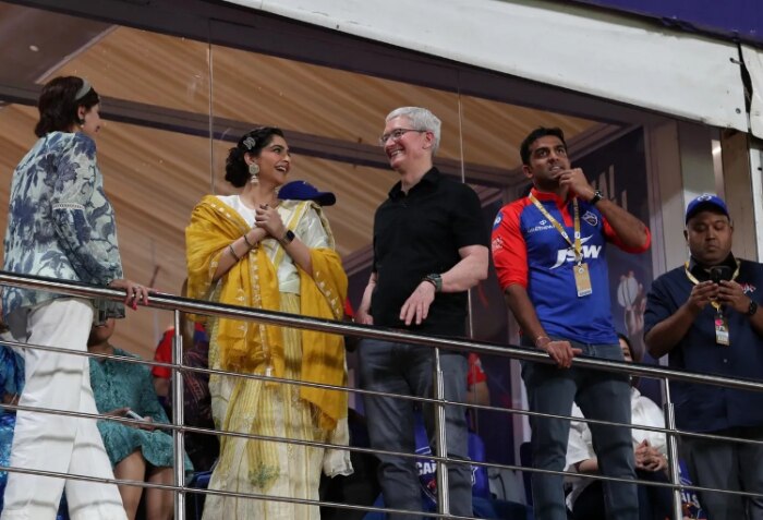 Tim Cook, Tim Cook Delhi, Tim Cook India, Apple-Besitzer, Tim Cook IPL, Tim Cook Bollywood, DC, KKR, DC vs. KKR, IPL 2023-Nachrichten, IPL-Spiel heute, Sonam Kapoor, Cricket News