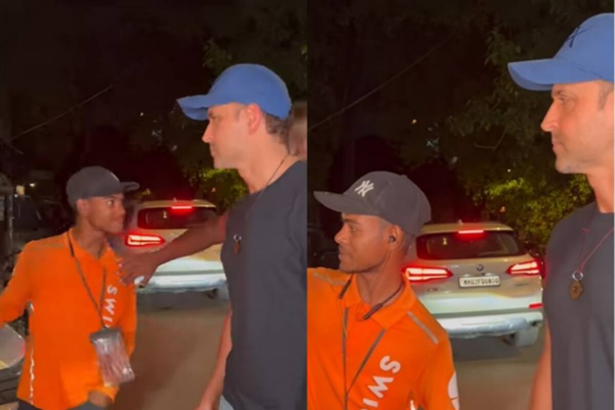 Hrithik Roshan Fans Express Anger After His Bodyguard Pushes Delivery  Person Who Wanted a Selfie - Video