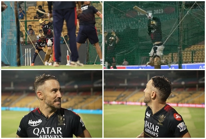 Virat Kohlis BIG-Hitting During RCB Training Scares Faf du Plessis ...