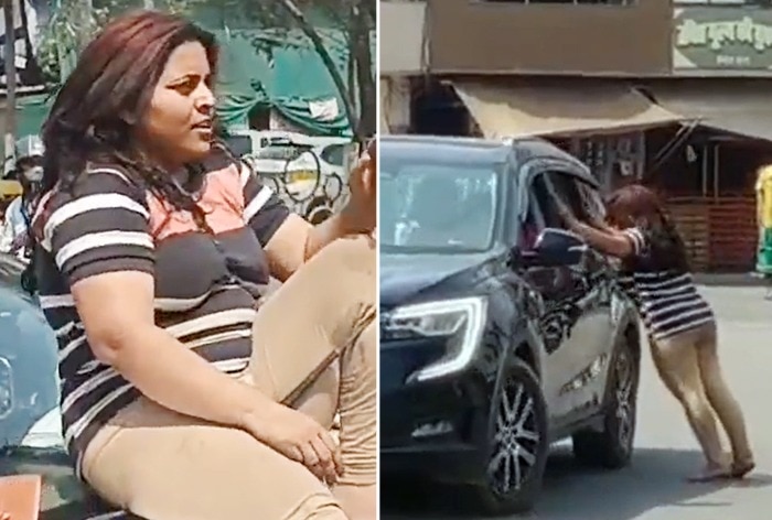 Cheated By Lover Woman Creates Ruckus On Busy Road Disturbing Video Emerges