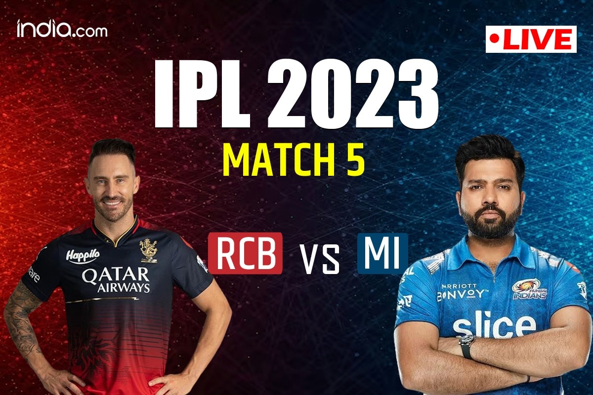 Read more about the article RCB vs MI, IPL 2023, Match 5: Kohli-du Plessis Star in Bangalore 8-Wicket Victory Over Mumbai