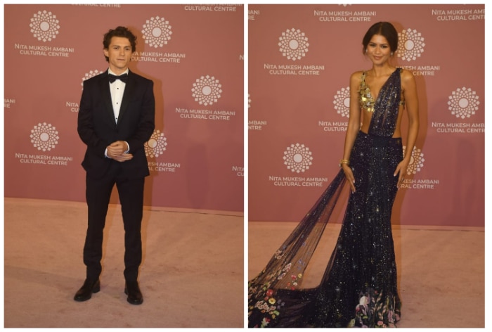 Read more about the article Zendaya Turns Desi Girl Tom Holland Looks Dapper in Suit at NMACC Gala See Pics