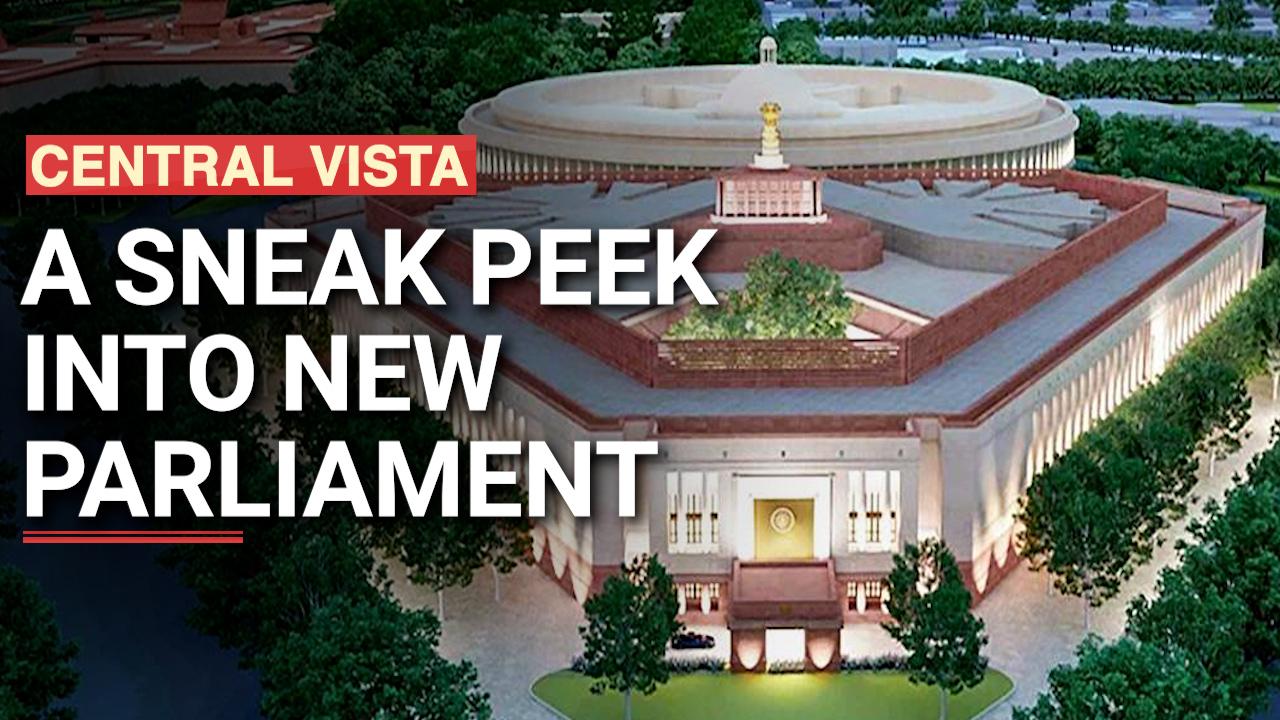 New Parliament: First Look of the newly constructed Parliament building ...