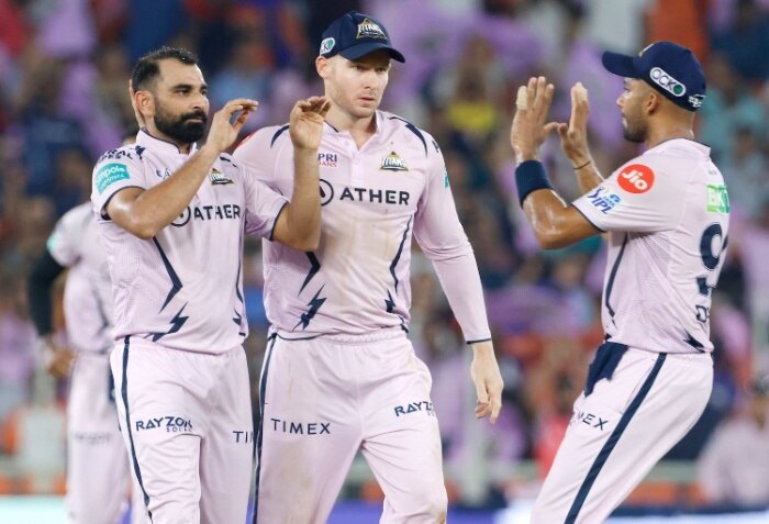 Read more about the article Gujarat Titans Qualify For Play-Offs; Faf du Plessis Orange Cap, Mohammed Shami Lead In Purple Cap