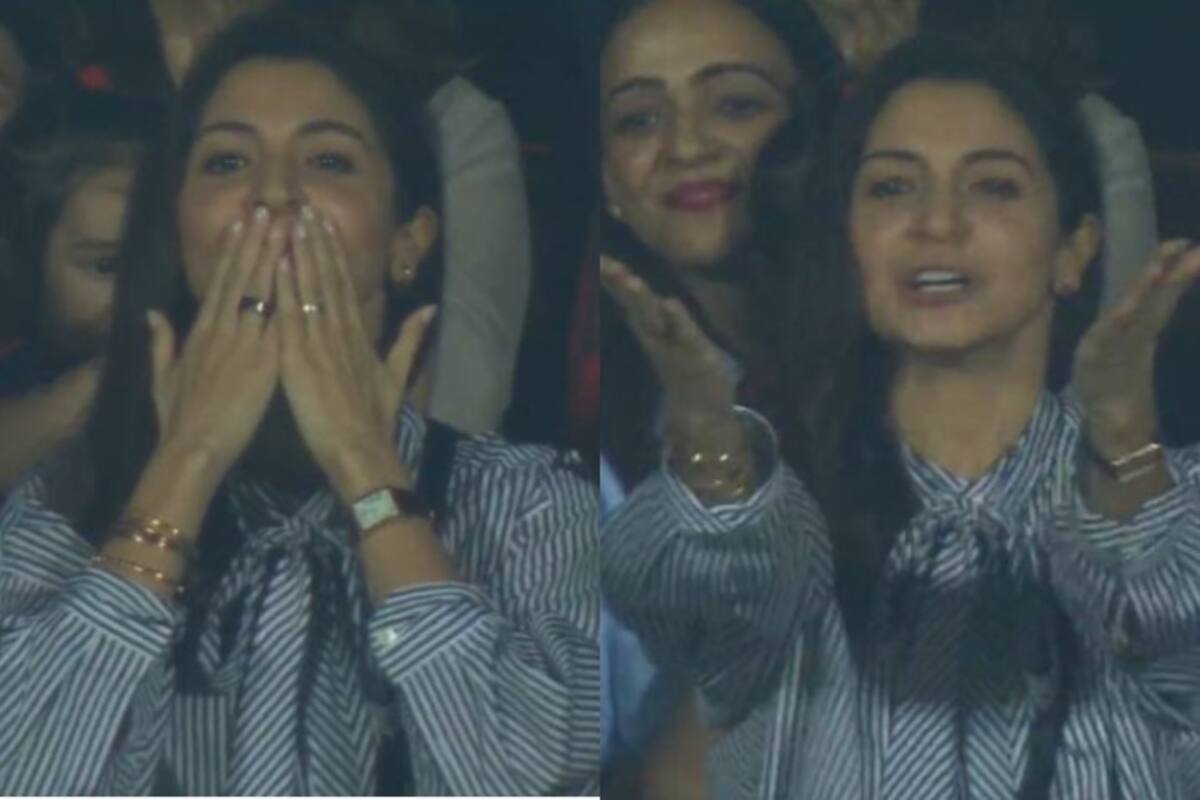 IPL 2023: Anushka Sharma Gives Flying KISS To Hubby Virat Kohli After RCB  Batter Slams 7th IPL Hundred Against GT- WATCH Viral Video