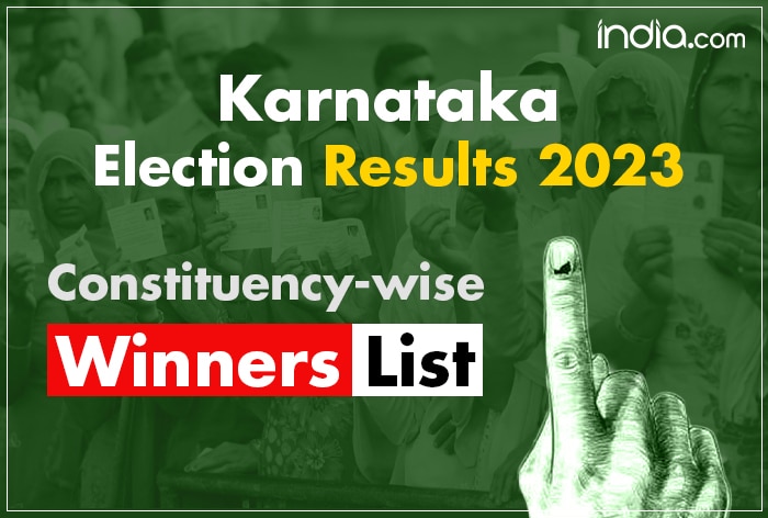 Karnataka Election Result 2023 Live Full List Of Winners Constituency Wise 3329