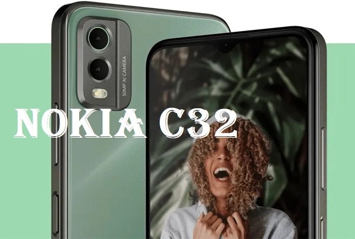 नए Nokia C32 में चमकदार 6.5-इंच HD+ डिस्प्ले, मजबूत ग्लास बैक, डुअल-टोन फिनिश और सुरुचिपूर्ण स्ट्रेट साइडवॉल हैं।