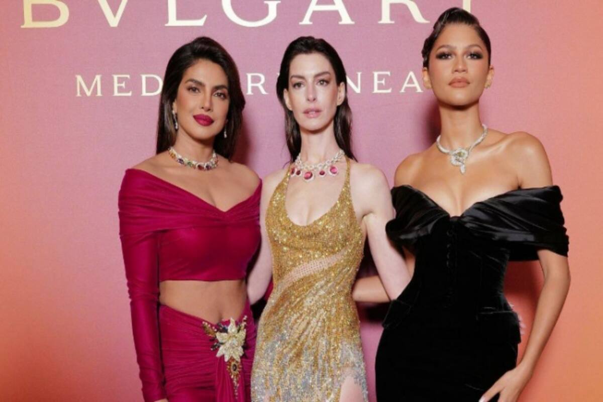 Lisa with Zendaya and Celebrities Hollywood stars in Bvlgari event at  Venice Italy 2023 