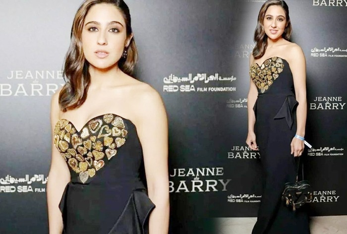 Sara Ali Khan in black at Cannes 2023 (Photo: Instagram/ Sara Ali Khan fan club)