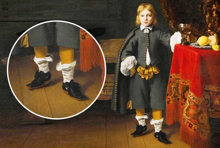 Wait, What! Boy in 400-Year-Old Painting Spotted Wearing