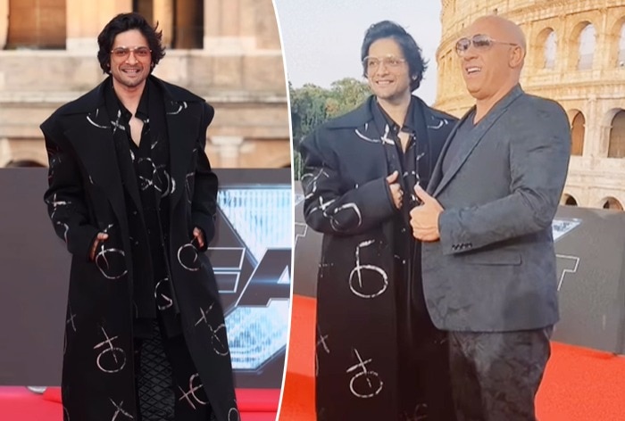 Ali Fazal Reunites With Furious 7 Co-Star, Vin Diesel at the World Premiere of Fast X in Rome - Watch