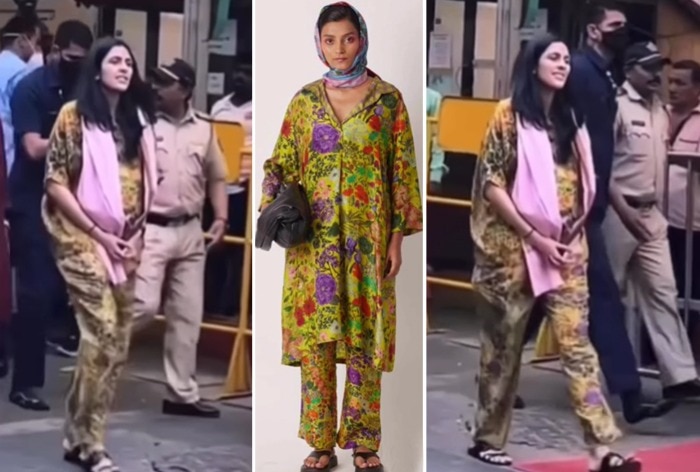 Shloka Ambani Serves Maternity Fashion Goals in 40K Floral Print Co-Ord Set During Temple Visit - See PICS
