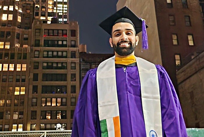 Indian Student Flaunts National Flag With Pride During Graduation Ceremony In New York. Netizens React