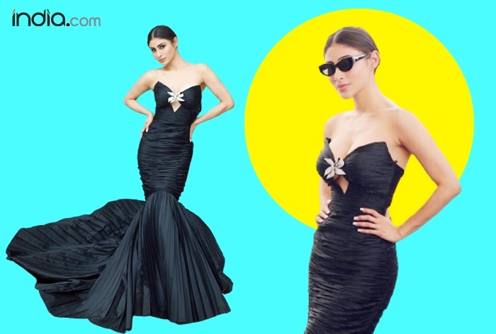 Mouni Roy Brings Old Hollywood Glamour in Black Mermaid Gown at Cannes Film Festival - See PICS