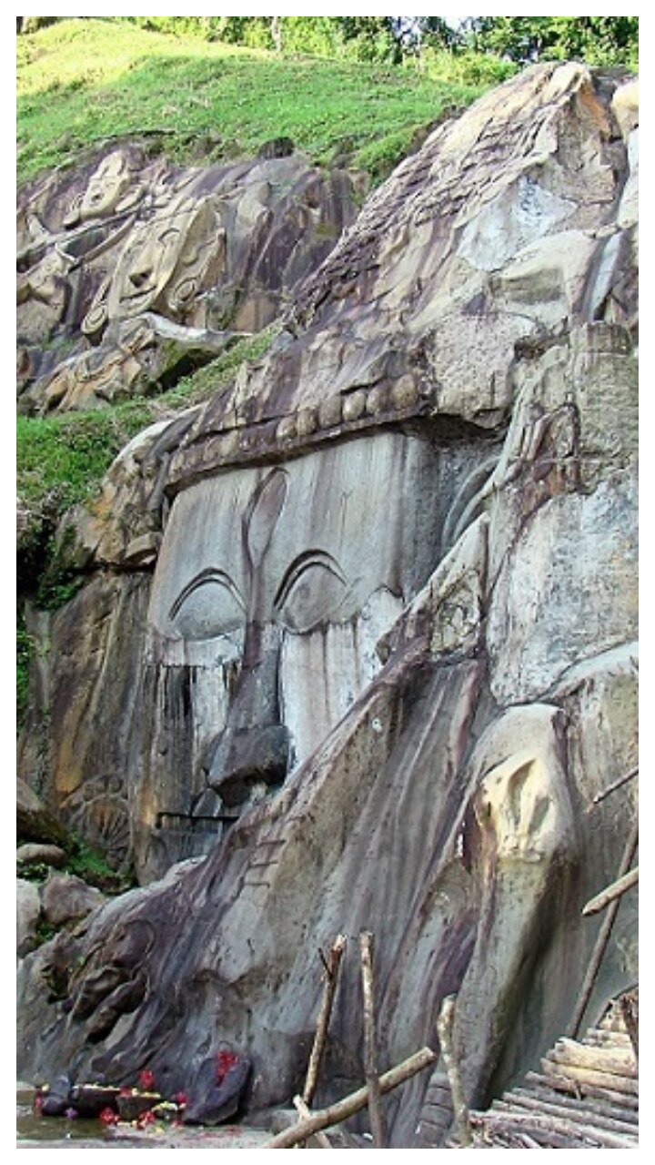 Tripura's Unakoti, surrounded by lush green forests, is home to hundreds of rock-cut sculptures. It is the best destination for lovers of archaeology. (Photo: Unakoti district website)