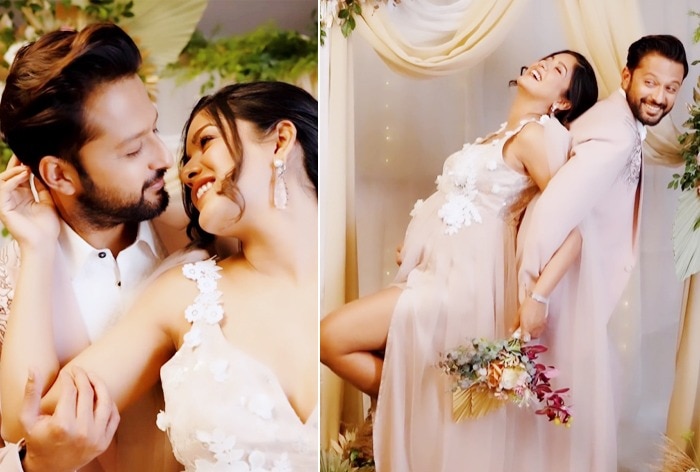 Ishita Dutta flaunts her baby bump as she poses for her maternity photoshoot  with husband Vatsal Sheth - Times of India