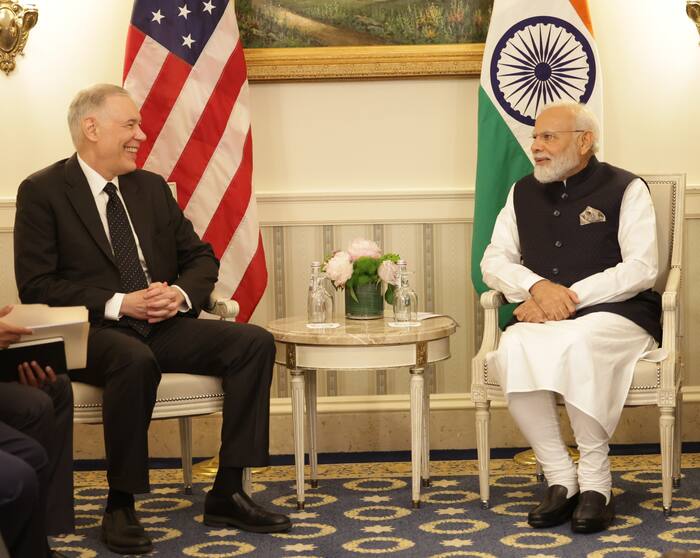PM Modi  with Gary E  Dickerson