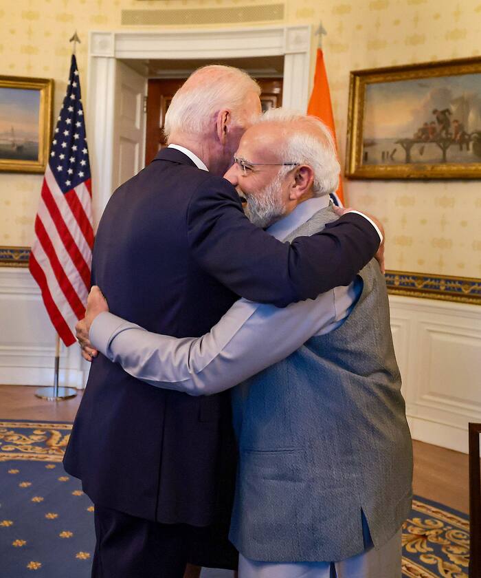 PM Modi with Joe Biden at White House