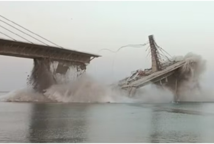 WATCH: Under Construction Bridge Collapses in Bihar