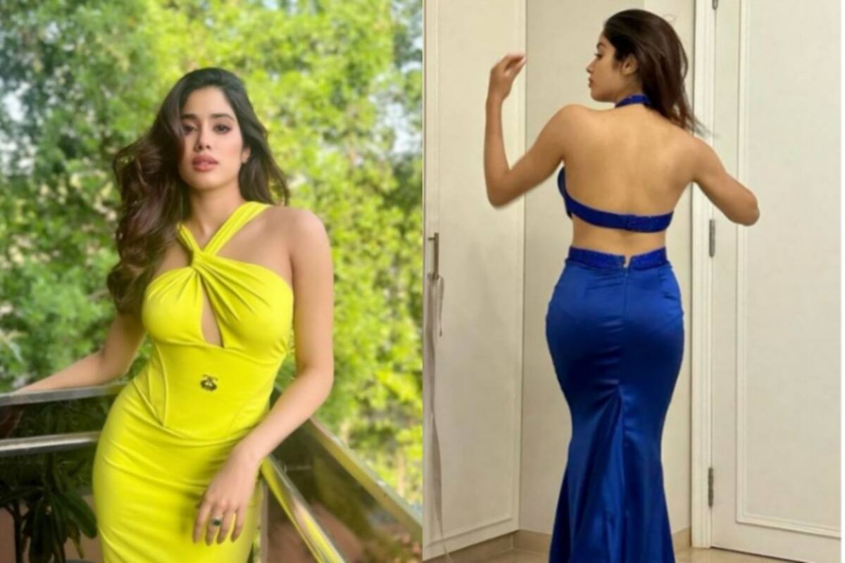Kuwari Dulhan Dp Sexy - Janhvi Kapoor Dumps Fashionable Pics in Sexy Bodycon Looks, Which One You  Like - Blue or Yellow?
