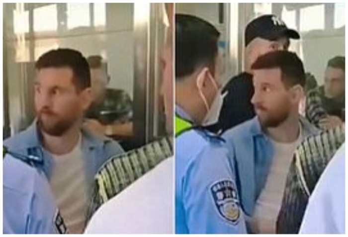 Lionel Messi Stopped By Border Police At Beijing Airport Over Passport Confusion Watch Viral 1210