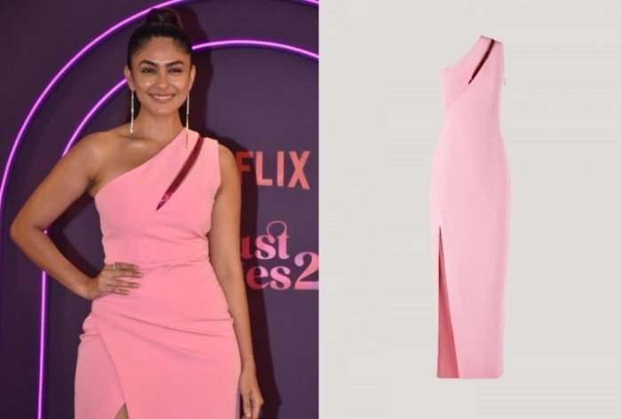 Lust Stories 2: Mrunal Thakur Creates Fireworks in Sexy High-Slit Pink Gown Worth Rs 68K- HOT PICS