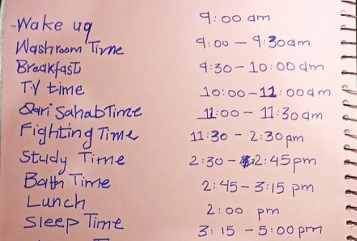This 6 Year Old Kid s Timetable With this-6-year-old-kid-s-timetable-with