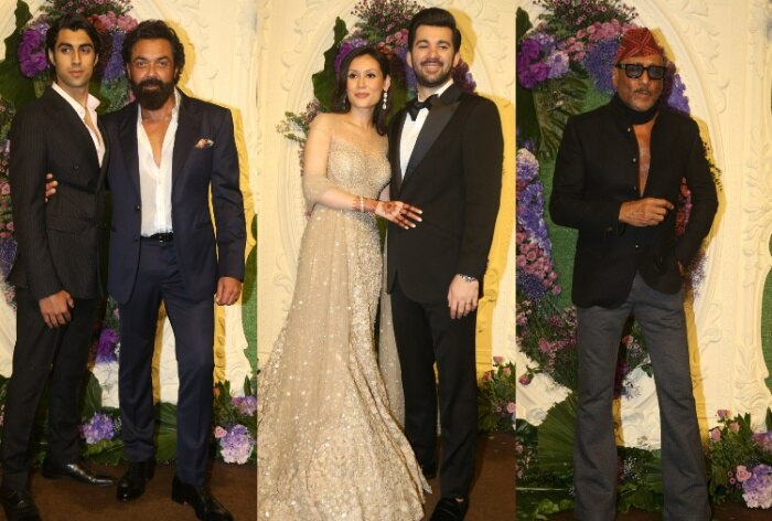 Karan Deol-Drisha Acharya Wedding Reception Pics: Anupam Kher, Salman ...